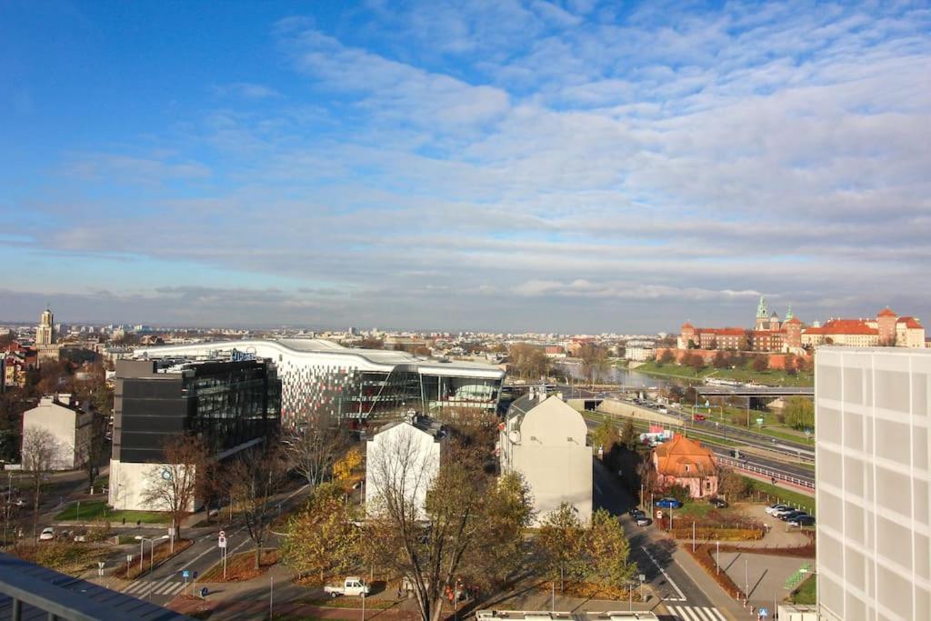 Apartament W Budynku Nad Wisla, Barska 69 Krakkó Kültér fotó