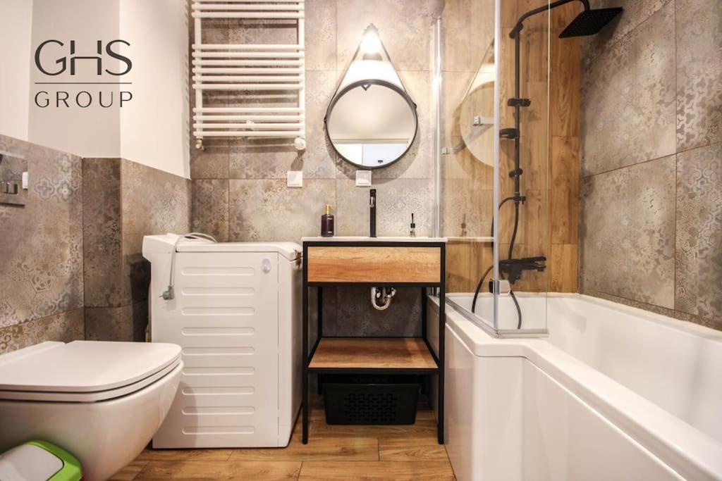 Apartament W Budynku Nad Wisla, Barska 69 Krakkó Kültér fotó